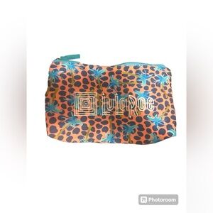 LuLaRoe Limited Edition Leopard Print and Palm Tree Print Cruise Cosmetic Pouch